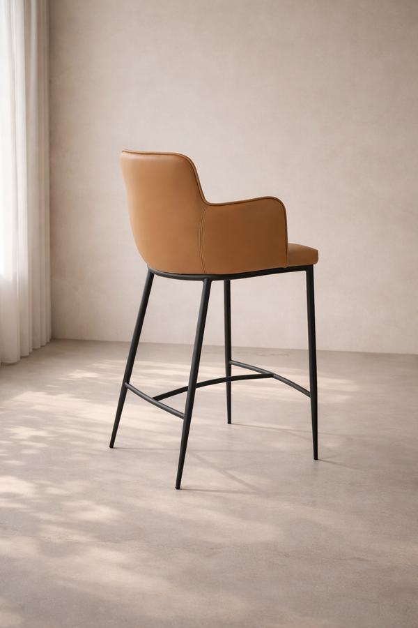 Kim Counter Stool - Tan - Tommy Franks