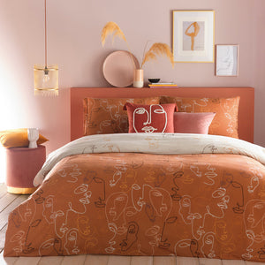 Kindred King Size Duvet Set Apricot - Riva