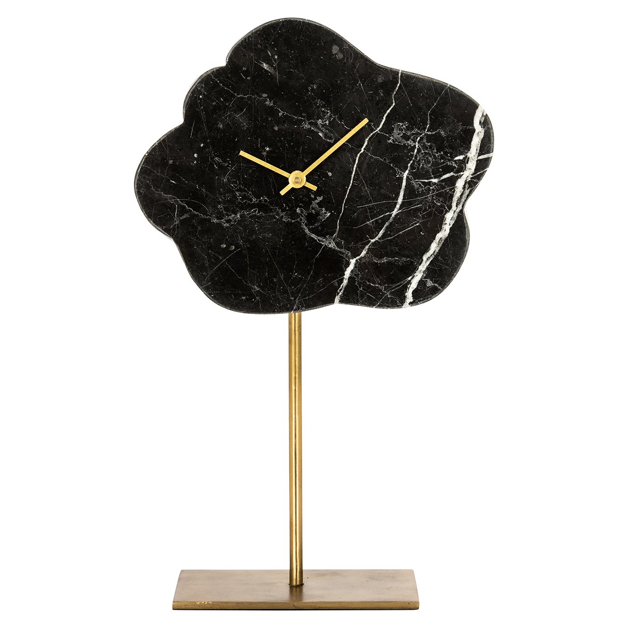 Clock Bram on standard (Black/gold)- Richmond Interiors