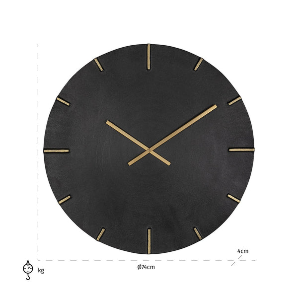 Clock Bilal (black/gold) – Richmond Interiors