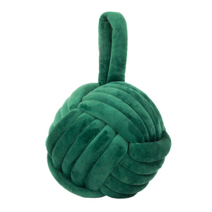 Knot Doorstop Emerald