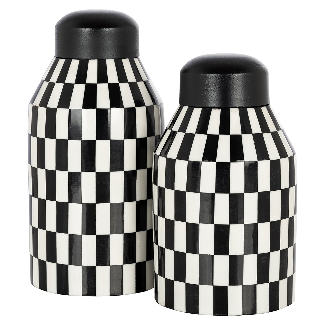 Jar Malou small (Black/white)- Richmond Interiors