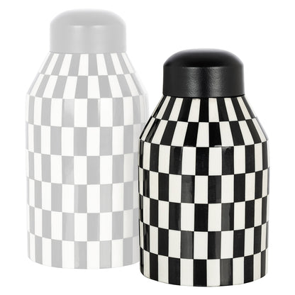 Jar Malou small (Black/white)- Richmond Interiors