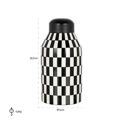 Jar Malou big (Black/white)- Richmond Interiors