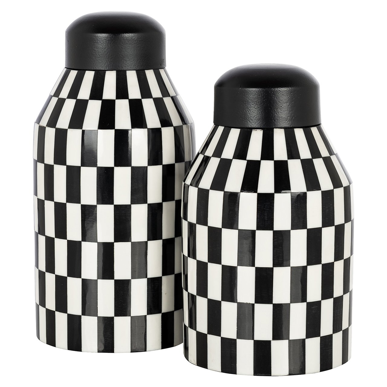 Jar Malou big (Black/white)- Richmond Interiors