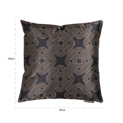Cushion Meagan 50x50 (Monaco 23050 Chained Quadrant 75 - 8022 Twig)- Richmond Interiors