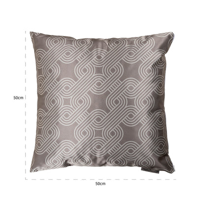 Cushion Mindy 50x50 (Monaco 23050 Chained Quadrant 75 - 0005 Cream)- Richmond Interiors