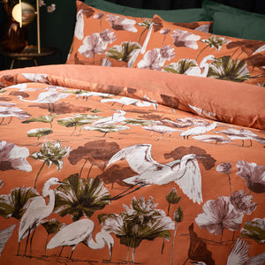 Kushiro Single Duvet Set Coral - Riva