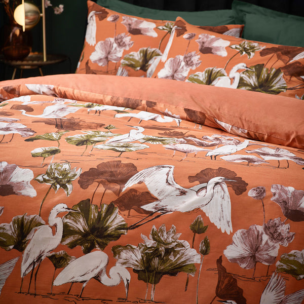 Kushiro Super King Size Duvet Set Coral - Riva