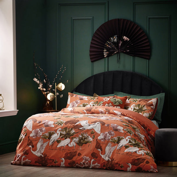 Kushiro Super King Size Duvet Set Coral - Riva