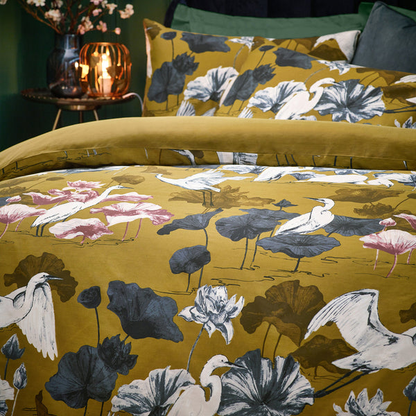 Kushiro Double Duvet Set Olive - Riva