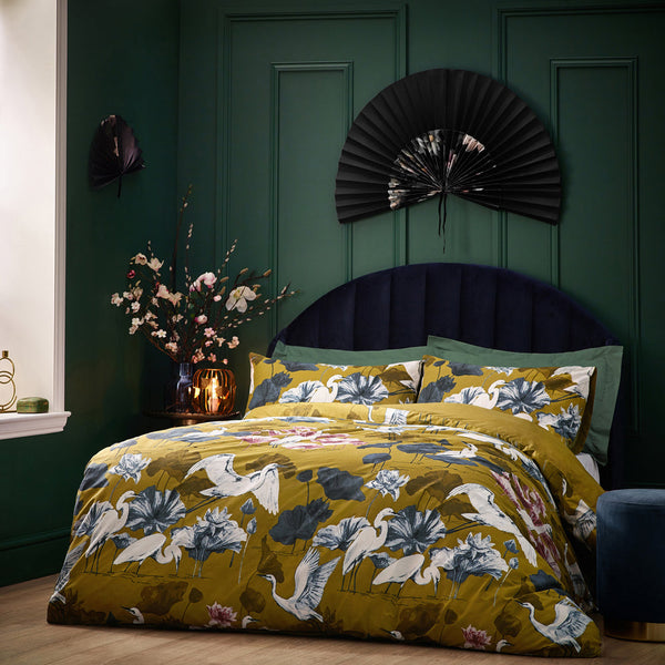 Kushiro Double Duvet Set Olive - Riva