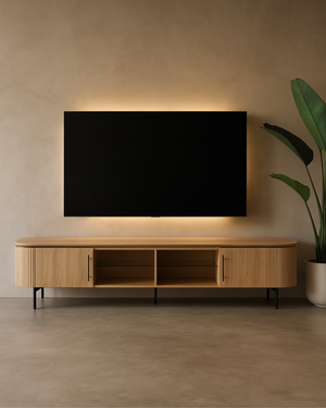 Lantine TV Unit - Ash Oak - Tommy Franks