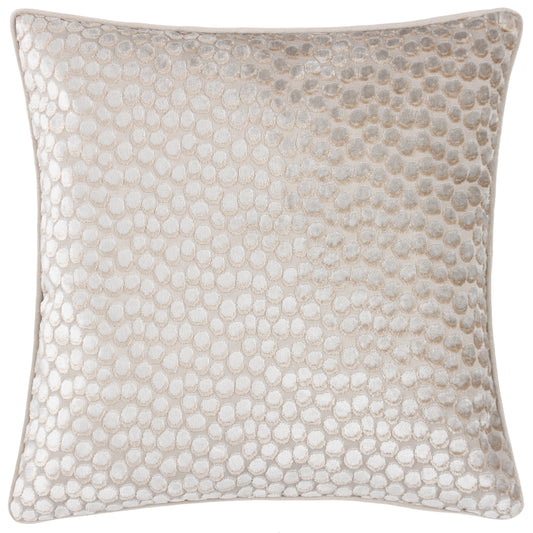 LANZO 45X45 FEATHER FILLED CUSHION MOONBEAM