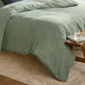 Lark Double Duvet Set Eucalyptus - Riva