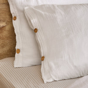 Lark King Size Duvet Set White - Riva
