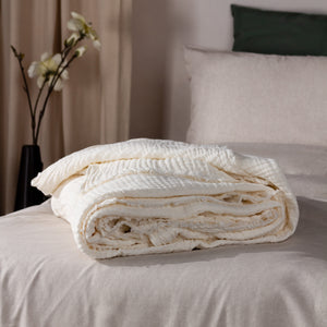 Lark 130x180 Throw White - lifestyle