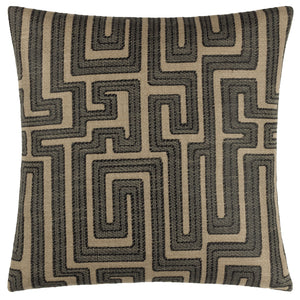 Lauder 45x45 Feather Filled Cushion Black
