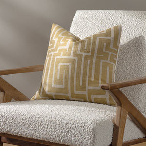 Lauder 45x45 Feather Filled Cushion Olive - Riva
