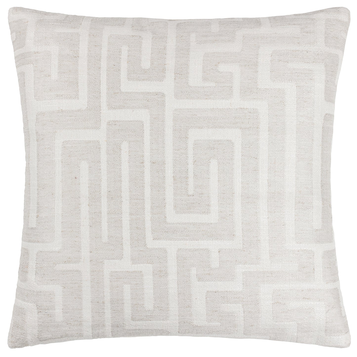 LAUDER 45X45 FEATHER FILLED CUSHION WHITE