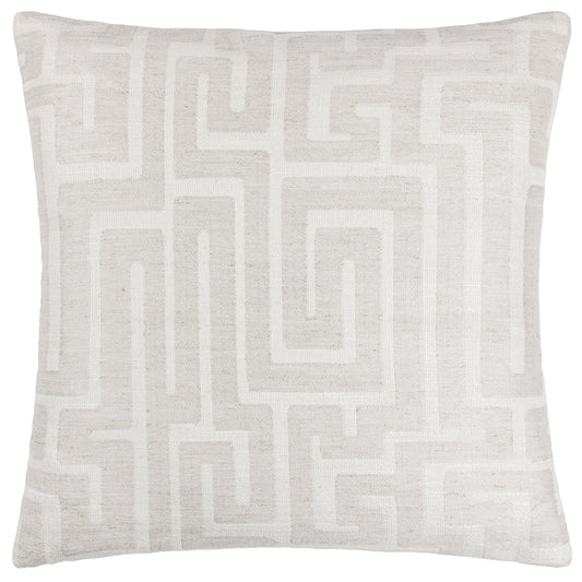 LAUDER 45X45 FEATHER FILLED CUSHION WHITE