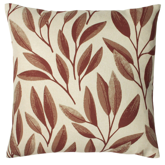 LAUREL 45X45 FEATHER FILLED CUSHION RUST