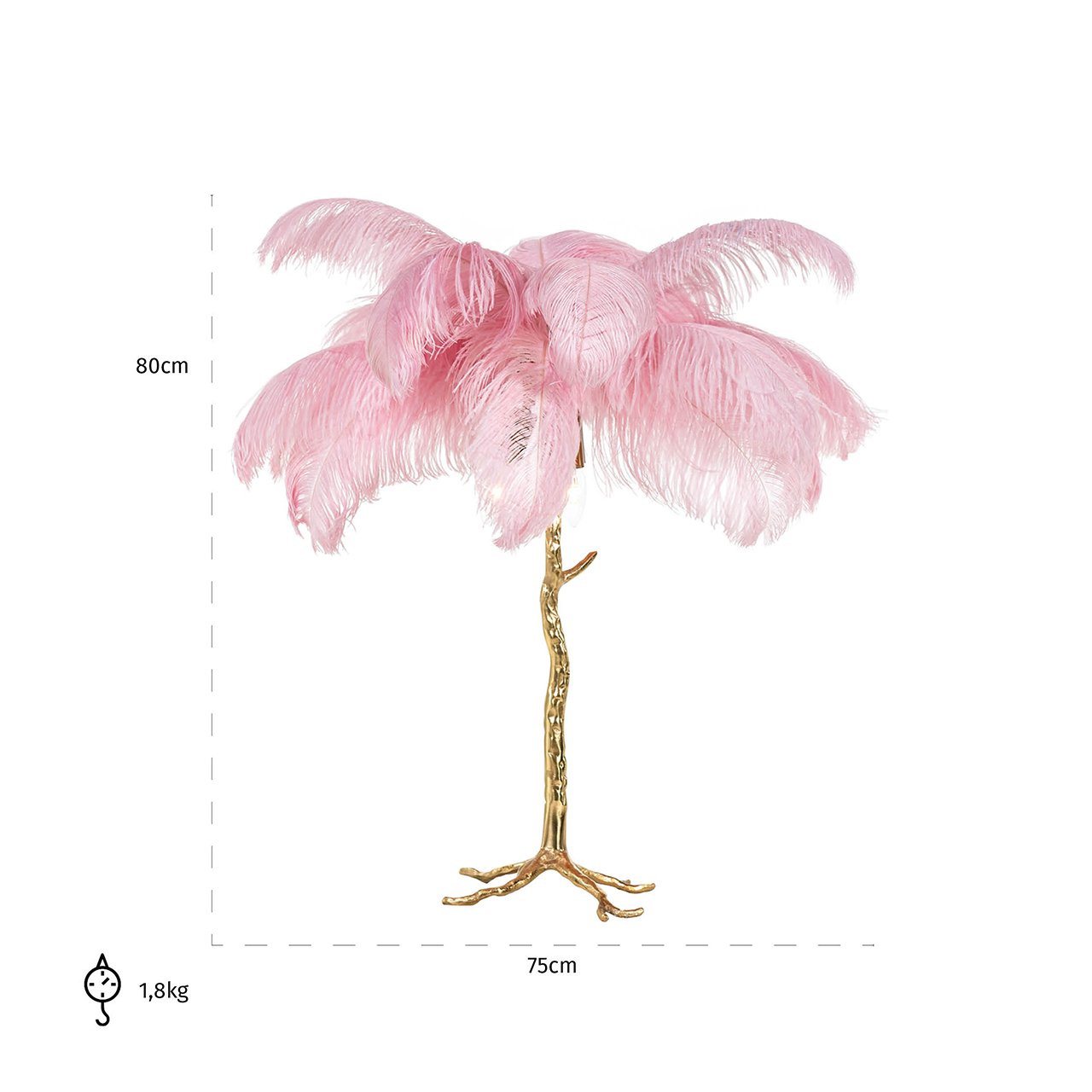 Table Lamp Upanova pink (Pink)