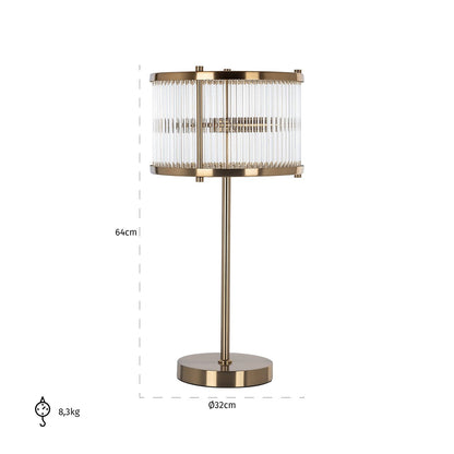 Table lamp Loiza (Brushed Gold)