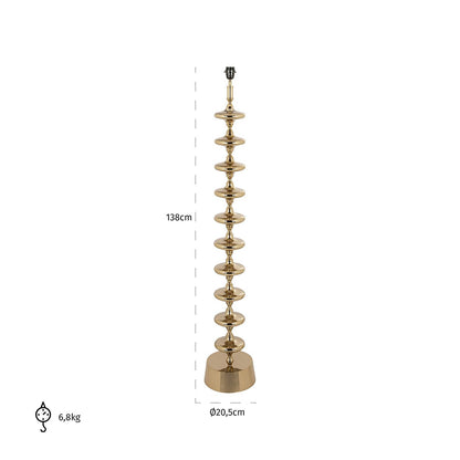 Floor lamp Jane gold (Gold)- Richmond Interiors