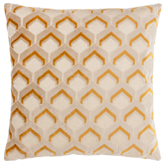 LEDBURY 45X45 FEATHER FILLED CUSHION GOLD