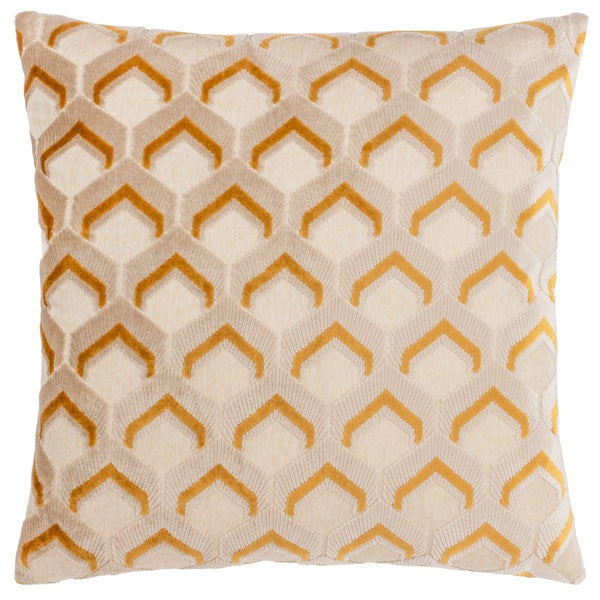 Ledbury 45x45 Feather Filled Cushion Gold