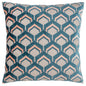 LEDBURY 45X45 FEATHER FILLED CUSHION SMOKE/ROSE