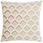 LEDBURY 45X45 FEATHER FILLED CUSHION WARM TAUPE