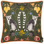 LEMURS 43X43 FEATHER FILLED CUSHION EMERALD