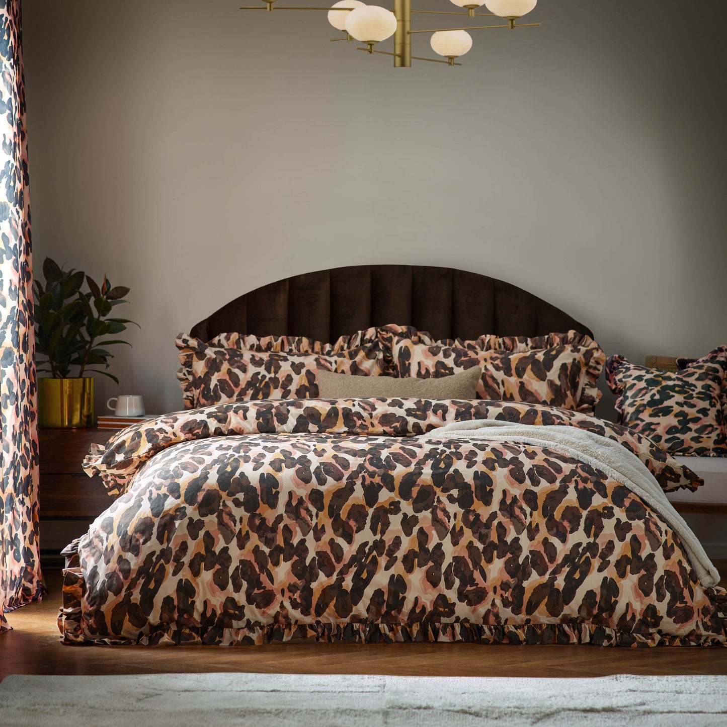 LEOPARD SINGLE DUVET SET MULTI