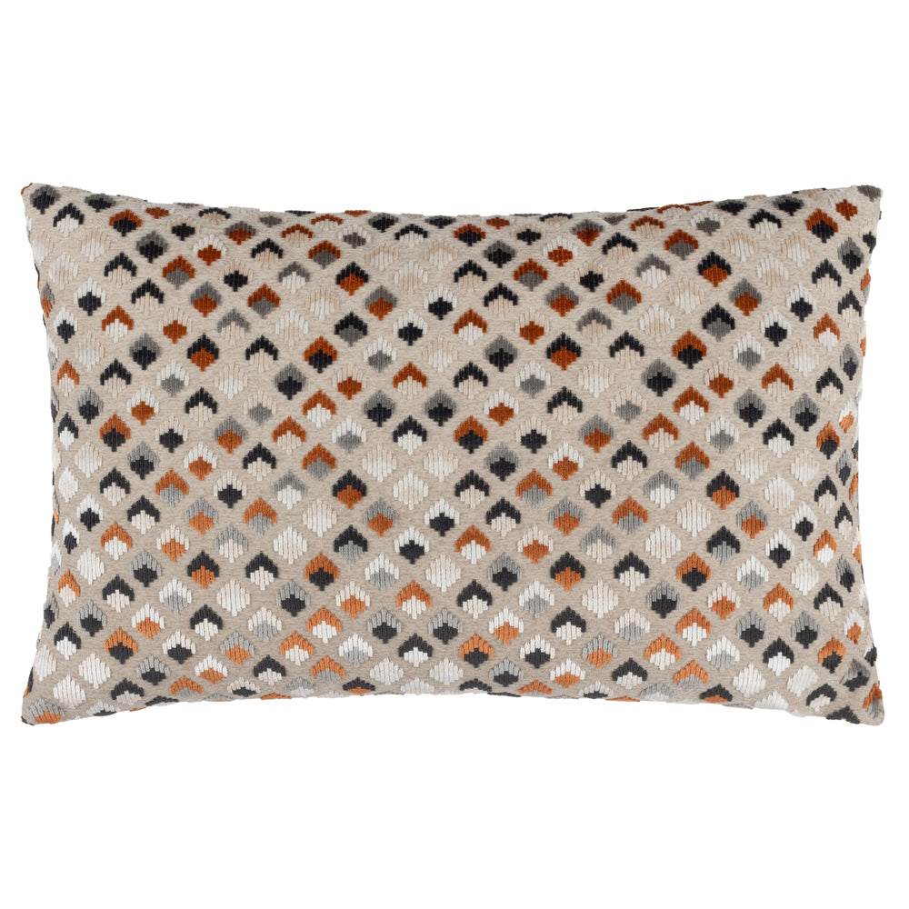 Lexington 40x60 Feather Filled Cushion Ginger/grey