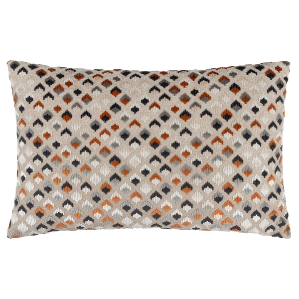 Lexington 40x60 Feather Filled Cushion Ginger/grey