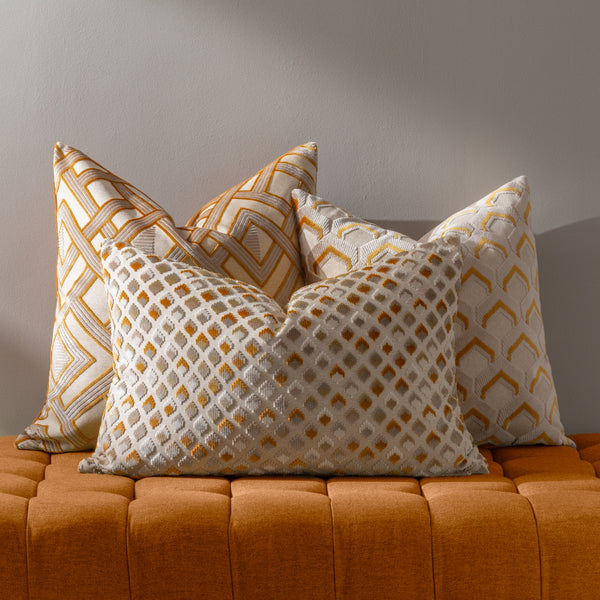 Lexington 40x60 Feather Filled Cushion Gold - view 6
