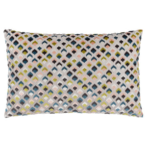 Lexington 40x60 Feather Filled Cushion Smoke & Rose