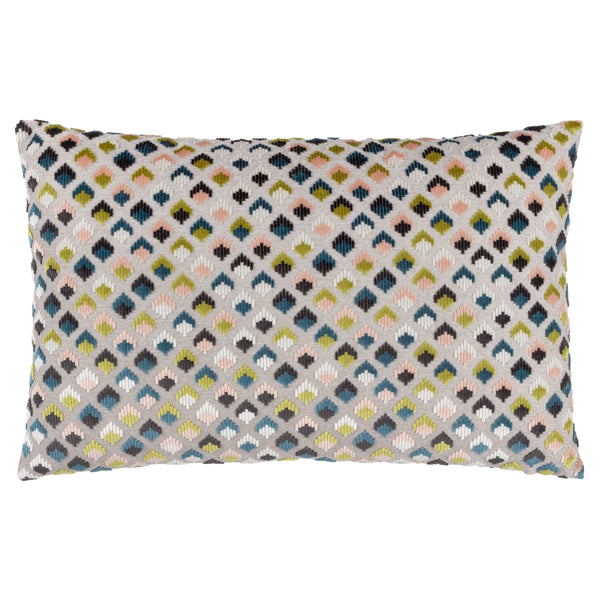 Lexington 40x60 Feather Filled Cushion Smoke & Rose