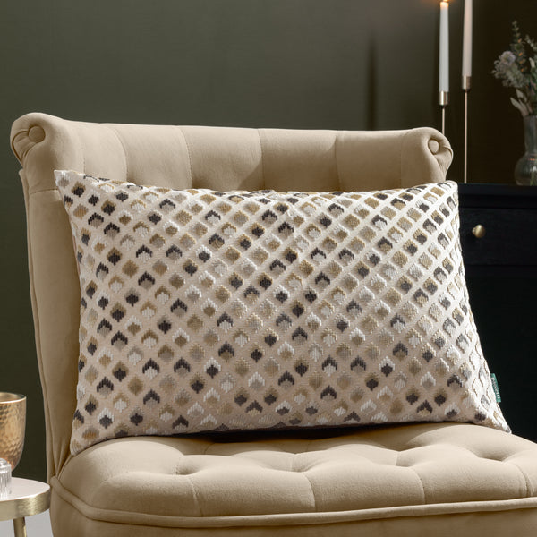 Lexington 40x60 Feather Filled Cushion Warm Taupe - lifestyle