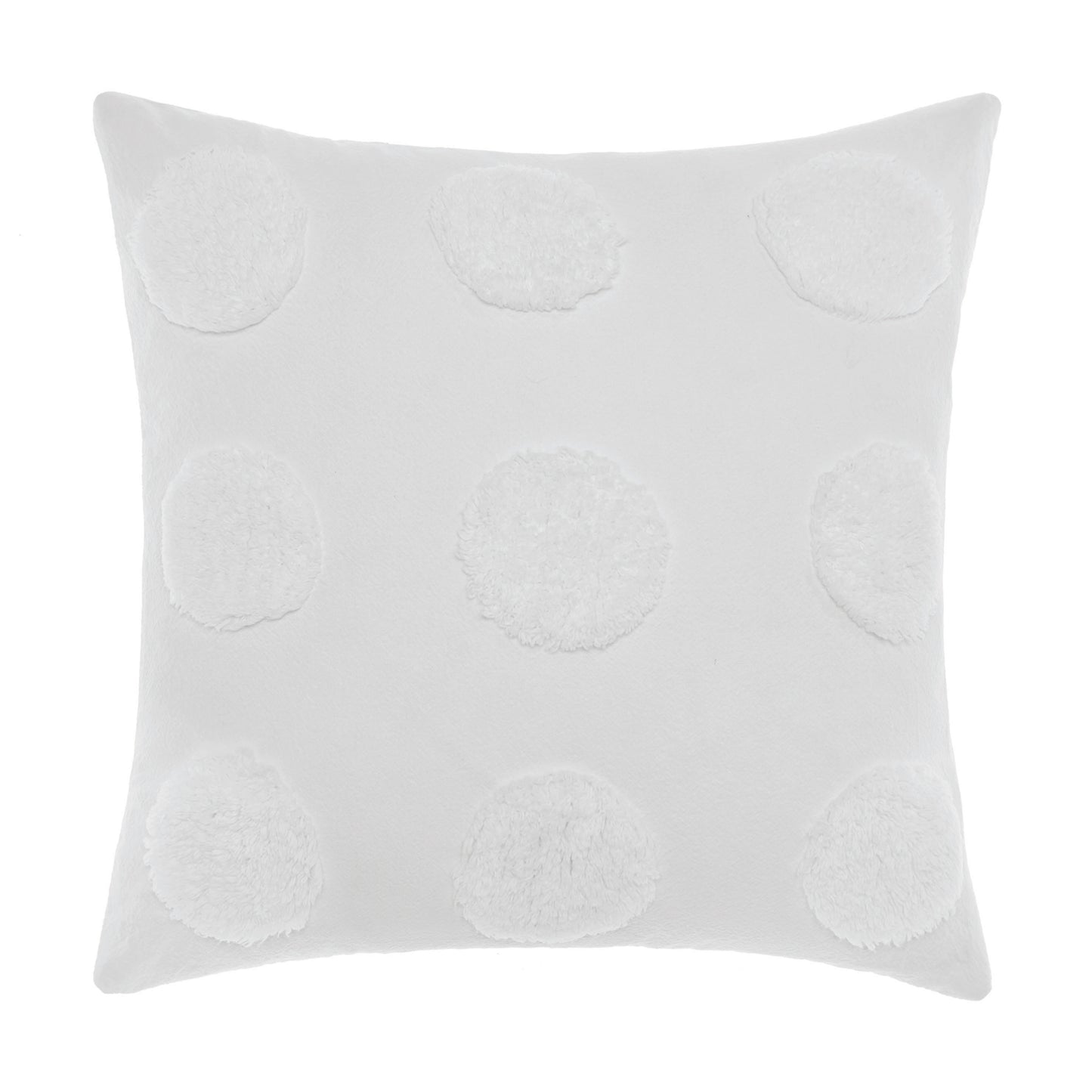 LH HAZE 45X45 FEATHER FILLED CUSHION WHITE