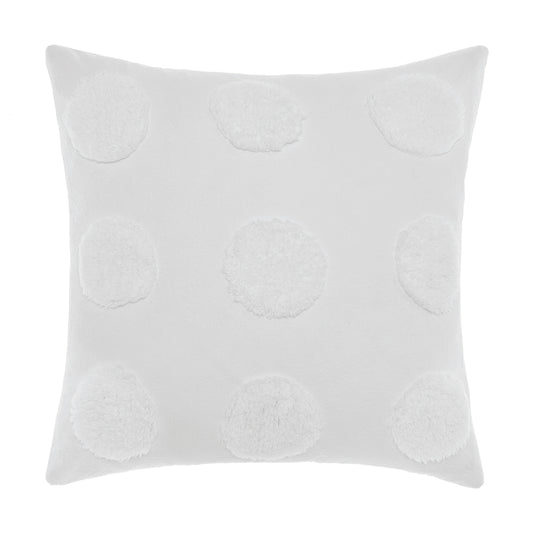 LH HAZE 45X45 FEATHER FILLED CUSHION WHITE