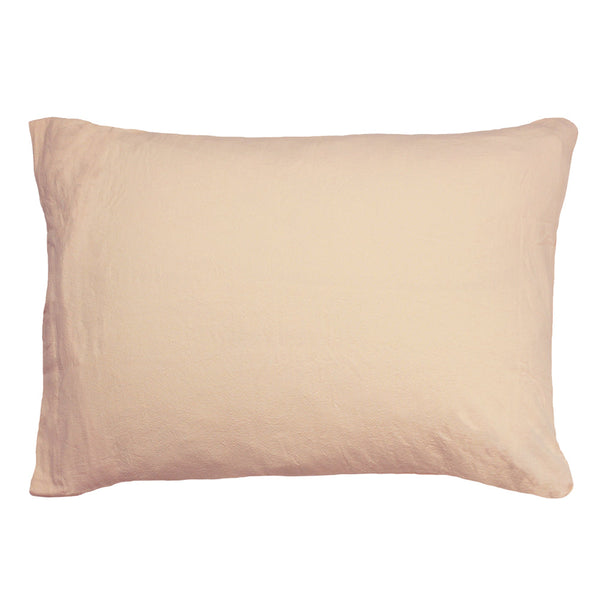 Linen House Haze Pillowcase Pairs Peach - Riva