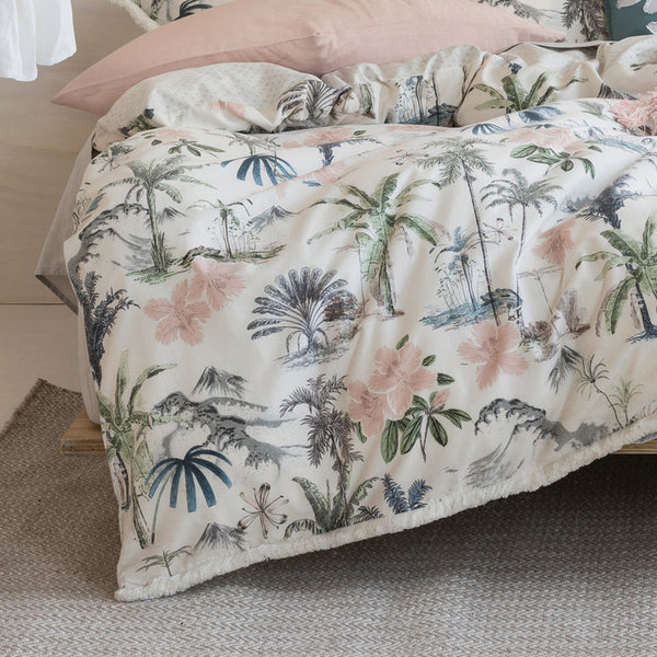 Linen House Luana Single Duvet Set White - Riva
