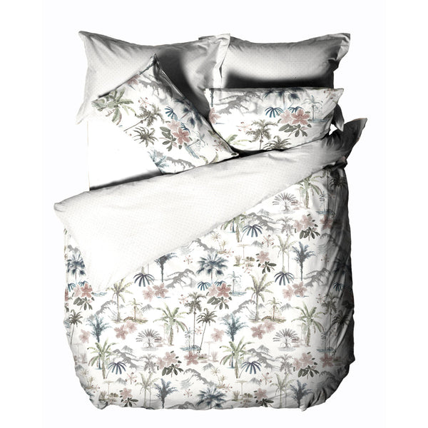 Linen House Luana Single Duvet Set White - Riva
