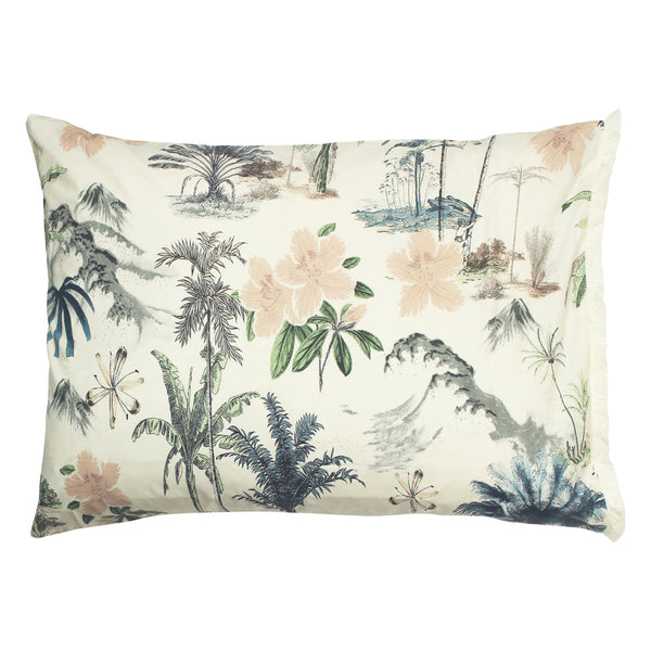 Linen House Luana Pillowcase Pairs White - Riva