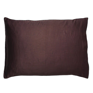 Linen House Neve Pillowcase Pairs Plum - Riva