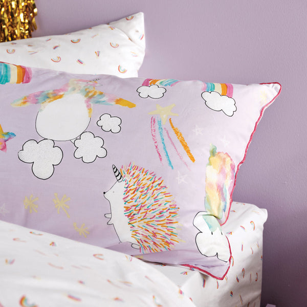 Linen House Unicorniverse Double Duvet Set Multicolour - Riva