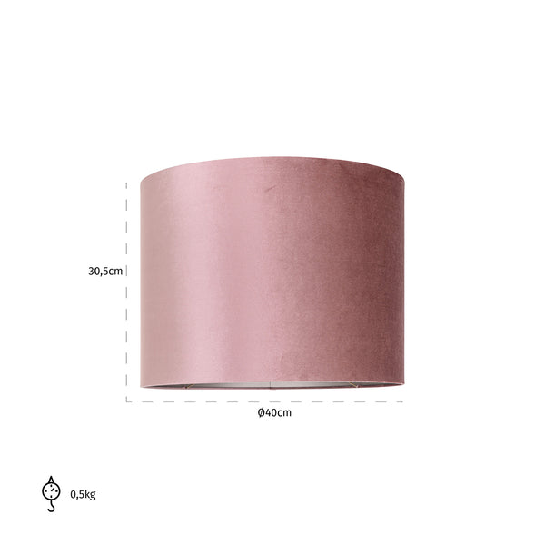 Lampshade Old Rose Cilinder 40Ø (italian – 4008 Old Rose) – Richmond Interiors